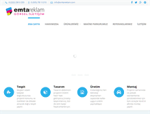 Tablet Screenshot of emtareklam.com